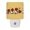 Yellow, variant on Cute Panda LED Night Light, Chinese Calligraphy Ping An Good Fortune Cream Night Lights plug into Wall with Smart Sensor Dusk to Dawn Sensor for Nursery Bedroom 2.95x4.5in