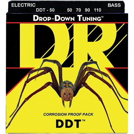 DR Strings Drop Down Tuning Heavy Bass Strings (Best Strings For Drop D Tuning)