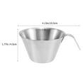 thumbnail image 2 of Stainless Steel Espresso Cup Handheld Espresso Shot Cup Espresso Pouring Cup Stainless Frother Cup, 2 of 6