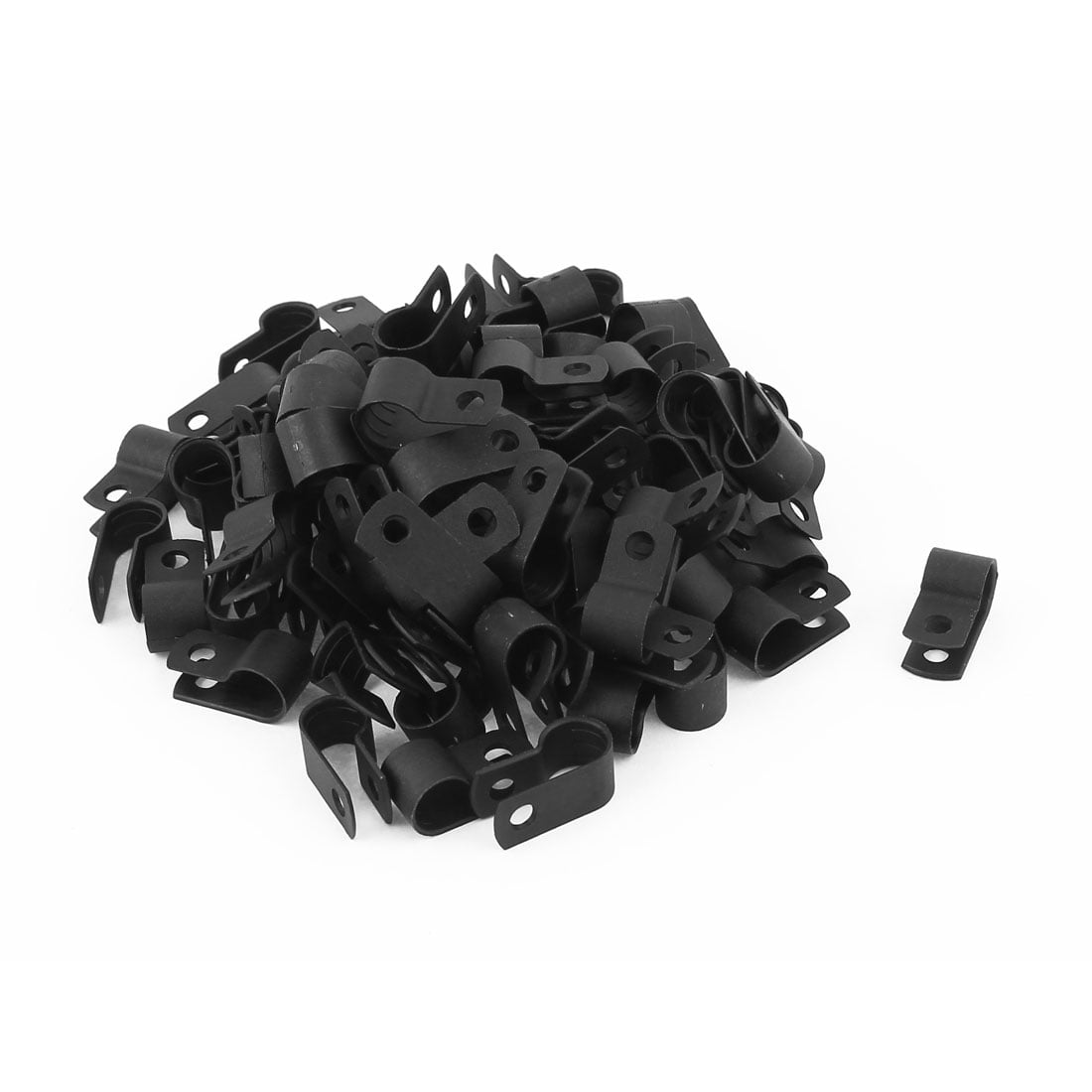 100 Pcs Cable Cord Clamp Clip Tie Organizer Management R Type 8.4