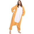 thumbnail image 4 of Disfraz navideño Pajama DarkCom Bulldog para adulto, forro polar, 4 of 7