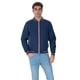 thumbnail image 1 of Chamarra Para Hombre De Nylon Con Cuello Rib Quarry Color Azul Marino, 1 of 3