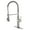 Brushed Nickel, variant on Clearance! Kitchen Faucet with Pull Down Sprayer,Modern Pull Out RV Kitchen Sink Faucets,Commercial Stainless Steel Kitchen Fixtures with Deck Plate