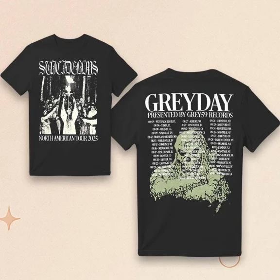 Greyfivenine North American Tour 2025 Suicideboys $uicide Tee