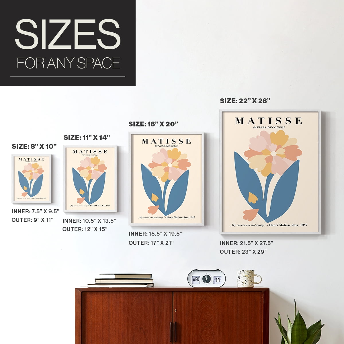 Matisse LXXXVIII Framed Print - Solid Wood