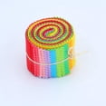 thumbnail image 3 of SUTENGDA 36 Pieces Jelly Roll Multi-Color Fabric Quilting Fabric Strips with Different Patterns for Sewing Quilting Crafting Home DIY, 3 of 8