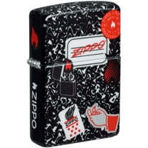 Zippo 46707 Zippo Notebook Design Metal Windproof Pocket Lighter