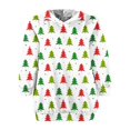 thumbnail image 3 of Ladies‘ Christmas Hoodie with Long Sleeves and Cartoon Print  featuring Pockets, 3 of 5