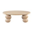 thumbnail image 4 of Meridian Furniture Kelvin Natural Wood And Oak Veneer Coffee Table, 4 of 6