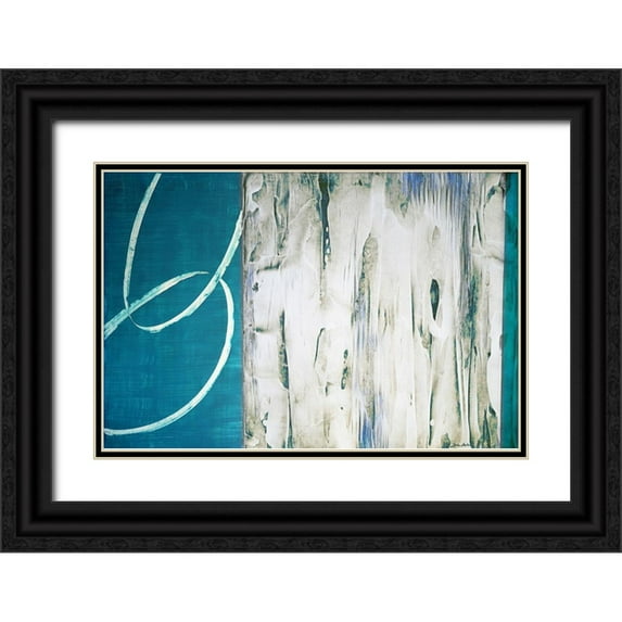 Baker, John 24x17 Black Ornate Wood Framed with Double Matting Museum Art Print Titled - Dabluaverde