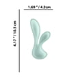 thumbnail image 5 of Pure Luna Petit Vibromasseur Lapin, Turquoise, 5 of 5