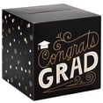 thumbnail image 4 of Hallmark Graduation Party Kit, Black and Gold (Banner, Table Runner, Card Box, 25 Advice Cards), 4 of 7