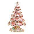 thumbnail image 1 of Caja de Baratija Esmaltada de de Navidad Pintada a Mano, Organizador de Joyas con Bisagras, Almacenamiento de Anillos, Figura de Decoración Del Rosa, 1 of 8