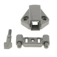 thumbnail image 4 of S SERENABLE Push Latch Half-Moon Cupboard Door Knob Alloy Handle Lock Lusterless, 4 of 9