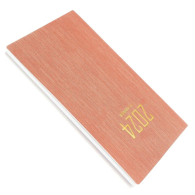 Daily Hourly Planner English Schedule Book Planner Notepad for Girls Office Use Pink A6 Size Planning 1Pack