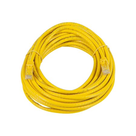 UPC: 0757901812552 | Monoprice FLEXboot Series – Patch cable – RJ-45 (M) to RJ-45 (M) – 20 ft – UTP – CAT 6 – booted  snagless  stranded – yellow