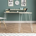 thumbnail image 3 of Ameriwood Home Haven L Desk with Riser, Black Oak, 3 of 9