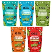 The Only Bean Crunchy Roasted Edamame Bean Snacks (5 Flavors), Healthy Snacks for Kids and Adults, High Protein Snacks, Low Carb Snack, Keto-Friendly, Gluten-Free, Vegan, 4 Ounce (Pack of 5)