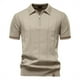 thumbnail image 2 of pstuiky camisetas de hombre, Suéter informal de manga corta con cuello vuelto, cómodo y liso para hombre camisas casuales para hombre xl, 2 of 3