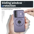 thumbnail image 3 of ELEHOLD for Samsung Galaxy A14 5G Case with Slide Lens Cover, Compatible with MagSafe,Rotating Ring Kickstand Heavy Duty Rugged Protective Phone Case for Samsung Galaxy A14 5G,Purple, 3 of 6