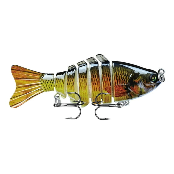 Efficient Fishing Lure Swimming Realistic Design ABS Plastic with Steel Balls Light Reflective Sound Attract Fish Freshwater Saltwater