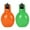 green and orange, variant on 2 Pieces Hand Whistles, Coaches Whistle, Loud Sound Lightweight Soft Sports Whistle Trainer Whistle for Walking green and orange