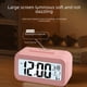 thumbnail image 4 of Reloj electrónico luminoso LED, reloj inteligente con carga USB, despertador silencioso para niños, despertador para estudiantes, 4 of 4