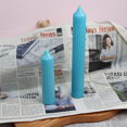 thumbnail image 3 of Molde de vela de plástico para manualidades, fácil de desmoldar, manual, de varios tamaños, con acabado alto, para iglesia, con estantes unidos, 3 of 5