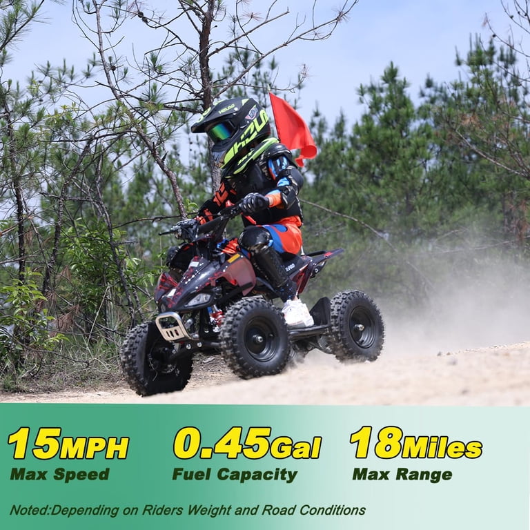 X-Pro Brand New Thunder 40cc Mini Gas ATV for Kid with 4 Stroke