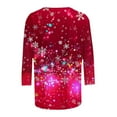 thumbnail image 5 of Fall Saving Talove Long Sleeve Shirts for Women Funny Graphic Sweatshirt Women Fall Clothes Tunic Tops for Leggings Womens Tops Long Sleeve Tunic Christmas Shirts, 5 of 5
