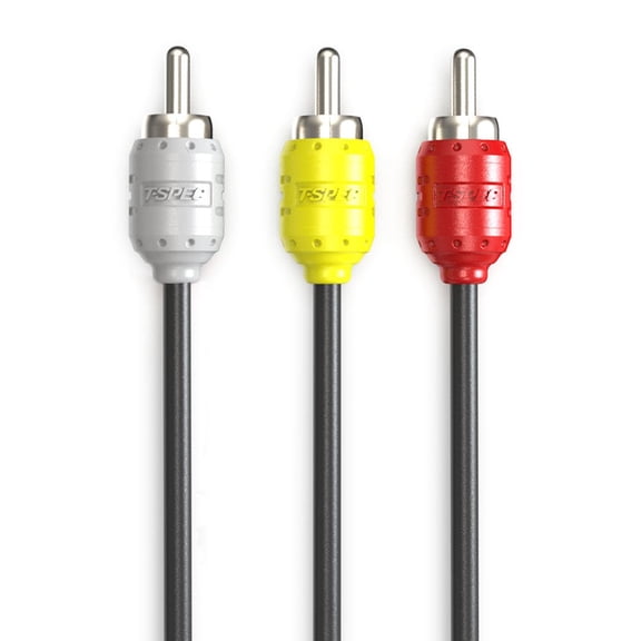 T-Spec V6R3AV RCA v6 Series 2-Channel Audio/Video Cable - 3 FT - Each