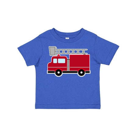 

Inktastic Red Firefighter Fire Truck Gift Toddler Boy or Toddler Girl T-Shirt