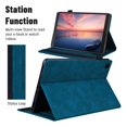 thumbnail image 6 of Dteck Case for Samsung Galaxy Tab A 8.0 2019 Model (SM-T290/T295), Multiple Viewing Angles Stand Folio Cover with Pocket,Blue, 6 of 6