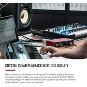 Focusrite Scarlett 2i2 Studio 4th Gen USB Interface Microphone Headphones Software Suite Broadcast Arm Springs XLR Cable Pop Filter