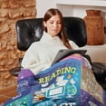 thumbnail image 5 of Book Lovers Gift Throw Blanket, Soft Cozy Reading Plush Blanket Gifts for Book Lovers, Warm Books Flannel Fluffy Blanket for Reader Bookworm Teen Girls Women Birthday Graduation Gifts, 60x50 In, 5 of 5