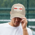 thumbnail image 2 of Sombrero Elección Presidencial Con Visera Kamala Harris Béisbol para Senderismo Pesca, 2 of 9