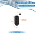 thumbnail image 2 of Uxcell Ball Point Set Screws, Carbon Steel Hex Socket Spring Plungers Grub Screw for Industrial Use M5x10mm, 2 of 6