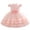 Light Pink, variant on Girl's 3D Flower Waist Tulle Dress, Baby Toddler Flower Girl Wedding Dress with Bowknot, Shiny Butterfly Pageant Formal Dress for Birthday Christmas Party, 6M-5Y Black 100