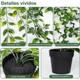 thumbnail image 2 of Plantas Colgantes Artificiales de plástico, Paquete de 3 Piezas, eucalipto, vainas de Guisantes y Datura, para Sala, Dormitorio, baño, Oficina y Exteriores, 2 of 4