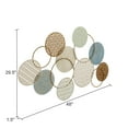 thumbnail image 7 of Aspire Home Accents 7227 Orly Abstract Metal Wall Decor, Multi Color, 7 of 7