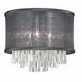 thumbnail image 2 of Dainolite 4 Light Crystal Flush Mount - Polished Chrome, 2 of 4