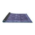 thumbnail image 2 of Ahgly Company Indoor Round Abstract Blue Modern Area Rugs, 7' Round, 2 of 4