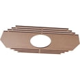 thumbnail image 2 of 24"W x 12"H x 6 1/4"ID x 3/8"T Chrysler Wood Fretwork Pierced Ceiling Medallion, Wood (Paint Grade), 2 of 3