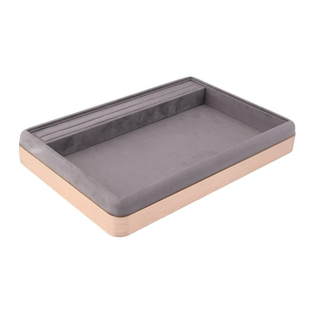 Bandeja de almacenamiento de joyas Estuche de almacenamiento Contenedor de joyas Organizador apilable de aleación de aluminio para Gadgets Pulsera Collar Mujeres Regalos Estuche de Estilo D Yinane Bandeja de almacenamiento de joyas