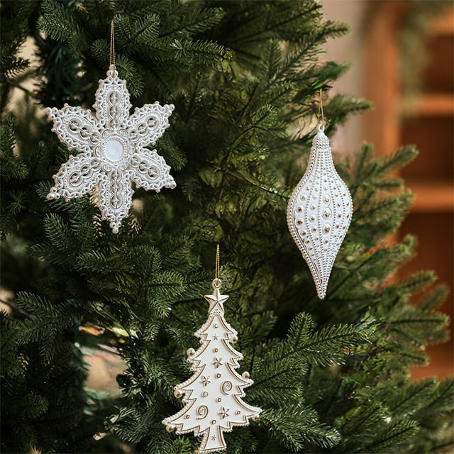 Bolas de Navidad decoracin de rbol de Navidad, adornos de ventana, ambiente festivo, bolas de cristal, luces de Navidad, decoracin de tienda, para rbol de Navidad, metal resistente, diseño