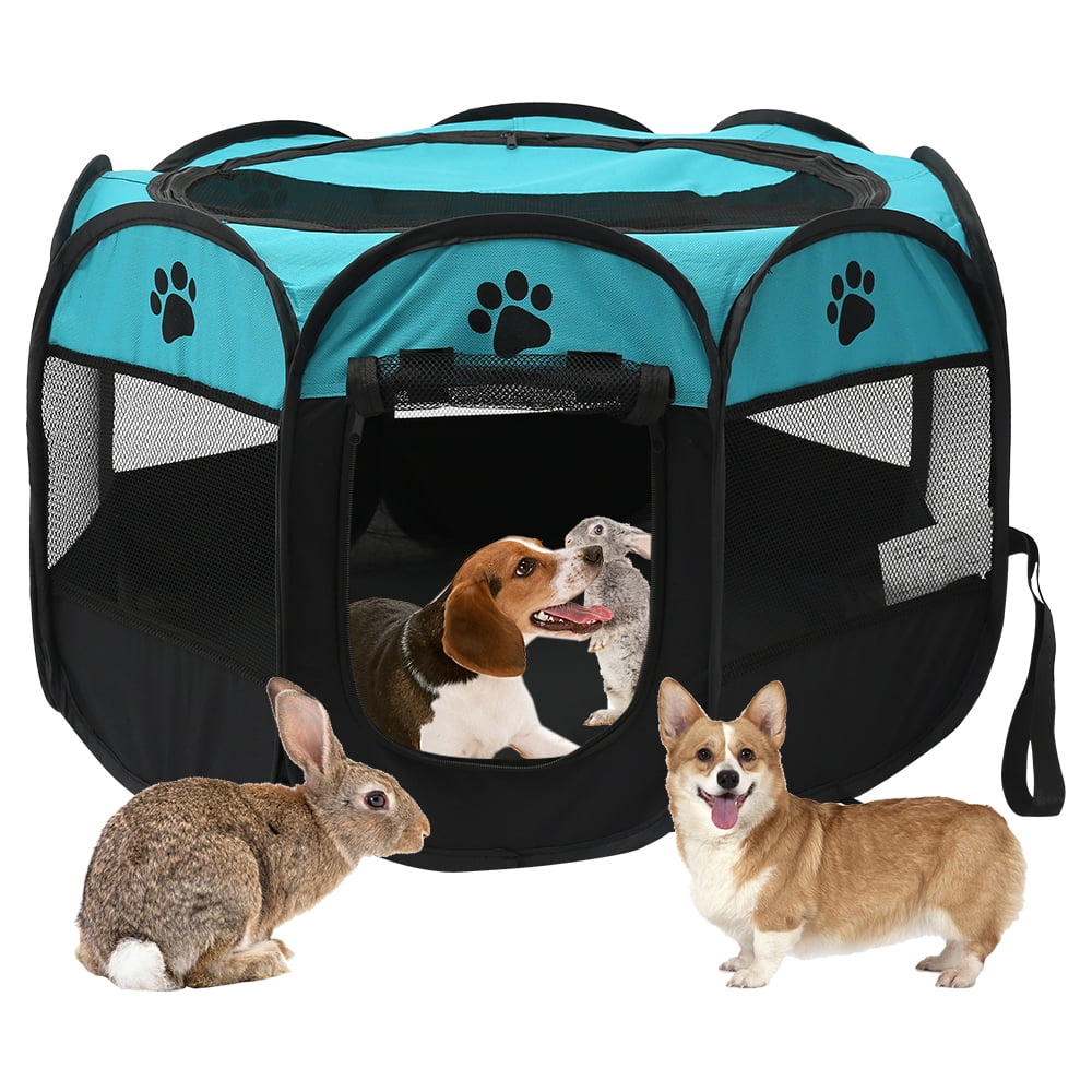 ODOMY Foldable Pet playpen Carrying Case Exercise Pen Larges Dogs Puppies/Cats Tent - Walmart.com