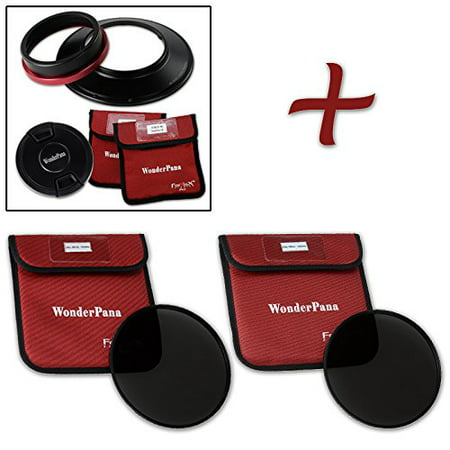 Fotodiox Pro WonderPana XL Essential ND Kit - Core Filter Holder, Lens Cap, 186mm ND16 & ND32 Filters for Canon EF 11-24mm f/4L USM Lens (Full Frame (Best Nd Filter Kit)