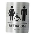 thumbnail image 2 of Letrero de baño, letrero de baño, tablero de señalización, letrero de baño , letrero de inodoro moderno para hombres y mujeres, supermercado, Estilo D, 2 of 8