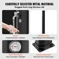 thumbnail image 4 of VEVOR Outdoor Solar Heated Shower, 10.57 Gallon Poolside Shower Kit with 2 Shower Head and Foot Shower Tap, Handheld/Hanging Two Modes Fast Assembly for Outdoor Backyard Poolside Beach Spa, 4 of 9