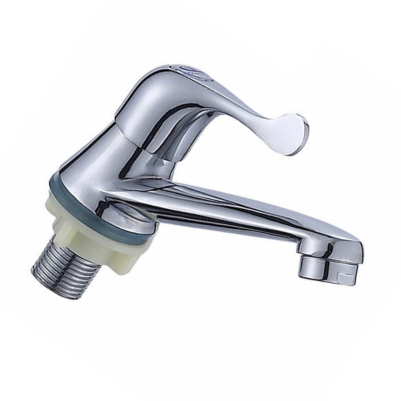 CRAFTHROU Llave De Agua Fría Para Fabricada En Aleación De Zinc Color Plata Resistente Y Funcional
